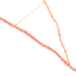 Night-time road noise heatmap for PR3 0EF