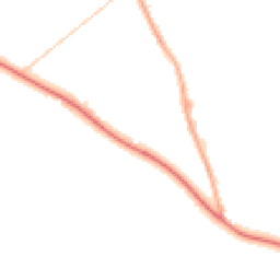 Night-time road noise heatmap for PR3 0EL