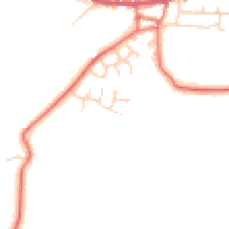 Daytime road noise heatmap for PR3 0EY