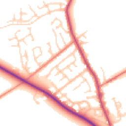 Daytime road noise heatmap for PR3 0FA