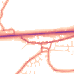 Daytime road noise heatmap for PR3 0FL