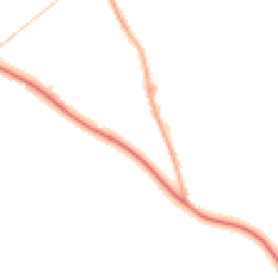 Night-time road noise heatmap for PR3 0FW
