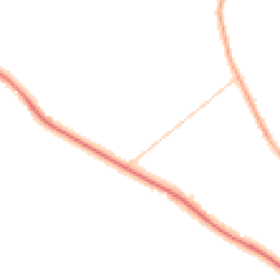 Night-time road noise heatmap for PR3 0HJ