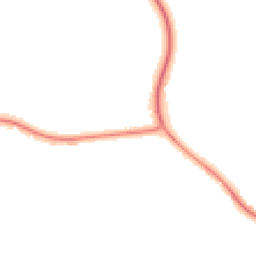 Night-time road noise heatmap for PR3 0HR