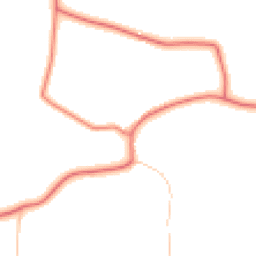 Daytime road noise heatmap for PR3 0JH