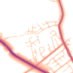Daytime road noise heatmap for PR3 0NF