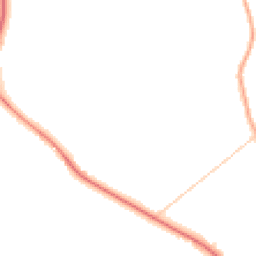 Night-time road noise heatmap for PR3 0NG