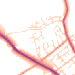 Daytime road noise heatmap for PR3 0NP