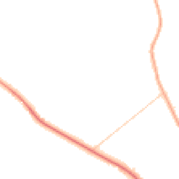 Night-time road noise heatmap for PR3 0NP