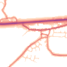 Daytime road noise heatmap for PR3 0NR