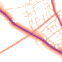 Daytime road noise heatmap for PR3 0NY
