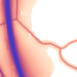 Daytime road noise heatmap for PR3 0QB