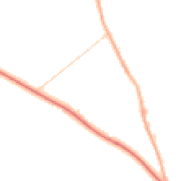 Night-time road noise heatmap for PR3 0QE