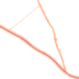 Night-time road noise heatmap for PR3 0QS
