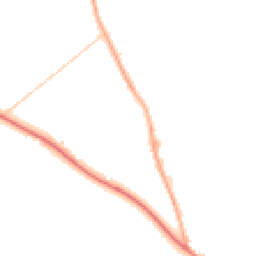 Night-time road noise heatmap for PR3 0QT