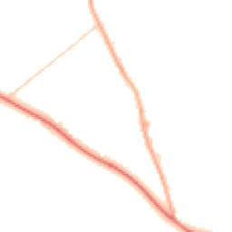 Night-time road noise heatmap for PR3 0QU
