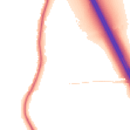 Night-time road noise heatmap for PR3 0QY