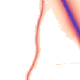 Night-time road noise heatmap for PR3 0RH