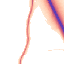 Night-time road noise heatmap for PR3 0RJ