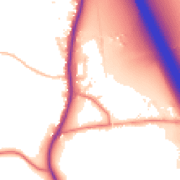 Daytime road noise heatmap for PR3 0RX