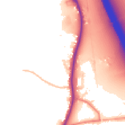 Daytime road noise heatmap for PR3 0SG