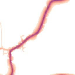 Daytime road noise heatmap for PR3 0TD