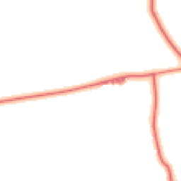 Daytime road noise heatmap for PR3 0TX