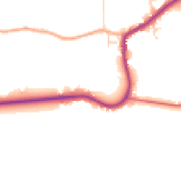 Daytime road noise heatmap for PR3 0UP