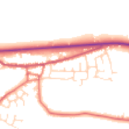 Daytime road noise heatmap for PR3 0YU