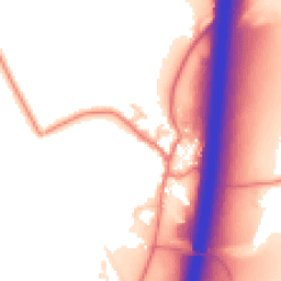 Daytime road noise heatmap for PR3 1AP
