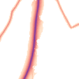 Daytime road noise heatmap for PR3 1BG