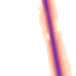 Night-time road noise heatmap for PR3 1DG