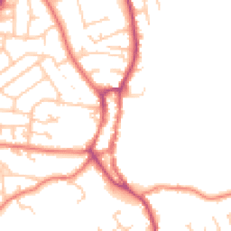 Daytime road noise heatmap for PR3 1EA