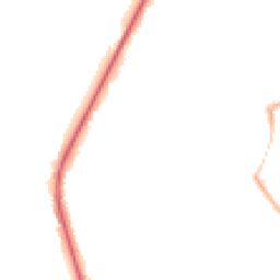 Night-time road noise heatmap for PR3 1EU