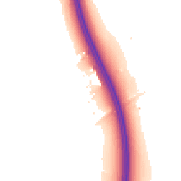 Night-time road noise heatmap for PR3 1GD