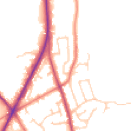 Daytime road noise heatmap for PR3 1LA