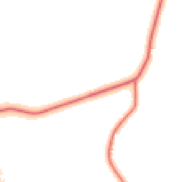 Daytime road noise heatmap for PR3 1QJ