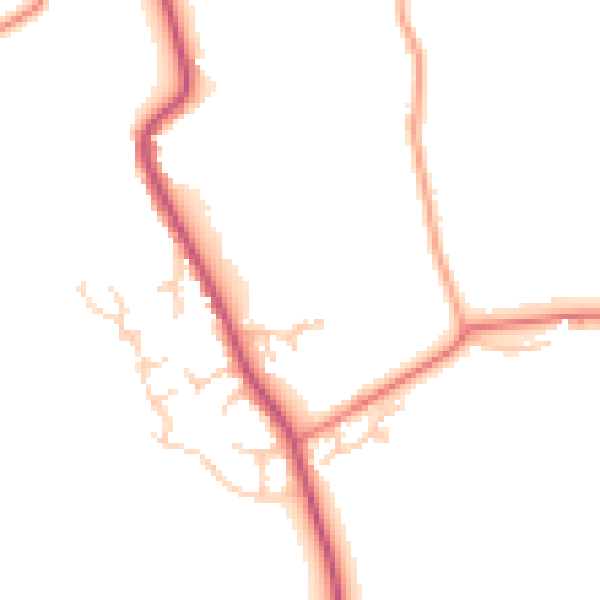 Daytime road noise heatmap for PR3 1RH