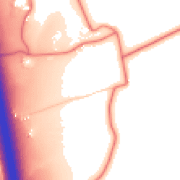 Daytime road noise heatmap for PR3 1RJ