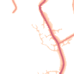 Daytime road noise heatmap for PR3 1XZ