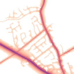 Daytime road noise heatmap for PR3 1YL