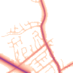 Daytime road noise heatmap for PR3 1YR