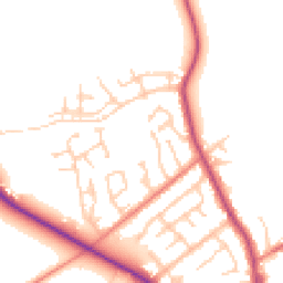 Daytime road noise heatmap for PR3 1YU