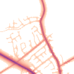 Daytime road noise heatmap for PR3 1ZL