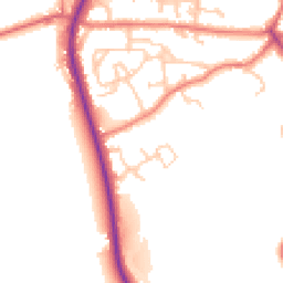 Daytime road noise heatmap for PR3 1ZR