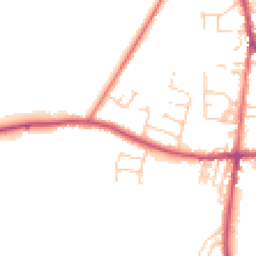 Daytime road noise heatmap for PR3 2AB