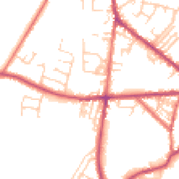 Daytime road noise heatmap for PR3 2AE