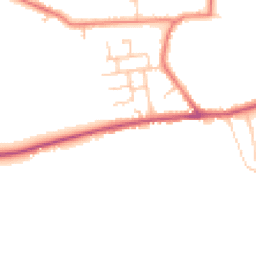 Daytime road noise heatmap for PR3 2AY