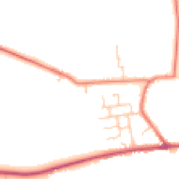 Daytime road noise heatmap for PR3 2DE