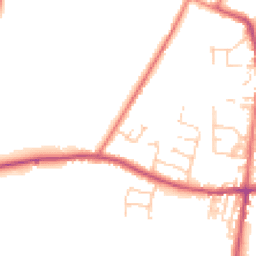 Daytime road noise heatmap for PR3 2EY